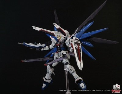rg 自由高达~max喷涂   高达|科幻模型