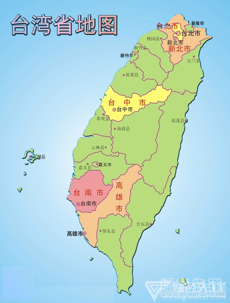 台湾地图全图高清版