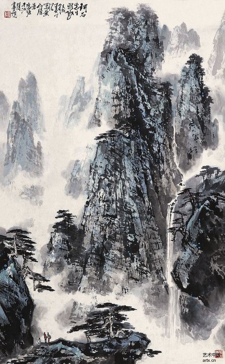 杜应强水墨山水画欣赏   杜应强,新水墨画,文化艺术图集,中国画