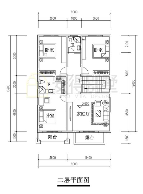 小户型大功能的农村二层别墅 设计,95%的 自建