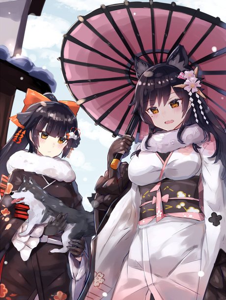 舰娘 舰队ccllection 碧蓝航线 高雄 獒 犬  爱宕