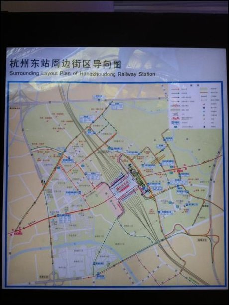 杭州火车 东站三维 地图