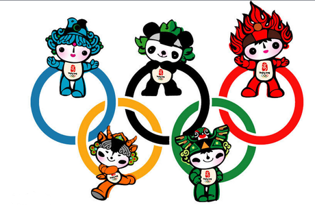 2008 北京奥运会官方福娃壁纸:福娃妮妮图片   吉祥物福娃壁纸