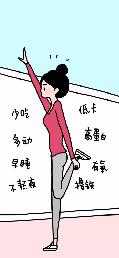 励志减肥  手机壁纸