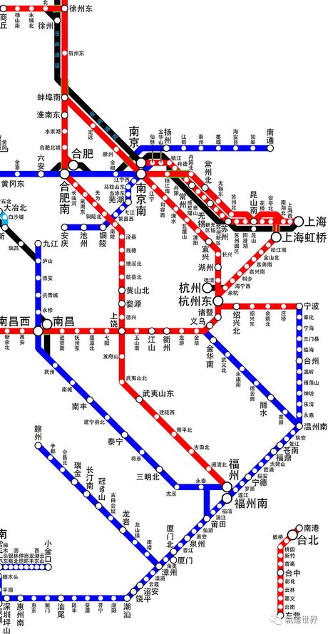 中国高铁线路图_360图片