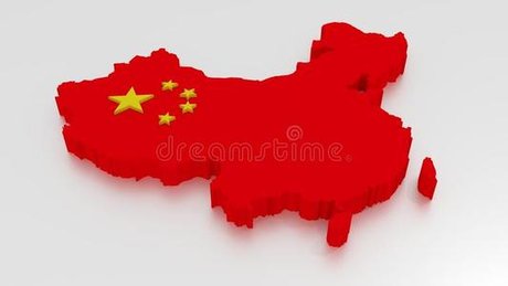中国地图壁纸红色