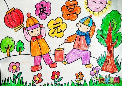2017年迎 新年儿童画 绘画作品 相关搜索 春节画图片大全 年画图片