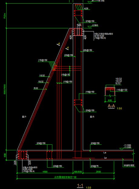 扶壁柱大样图 360图片