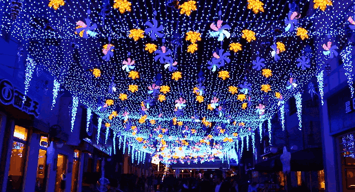 灯光夜市