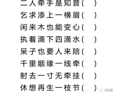 我的字谜怎么说