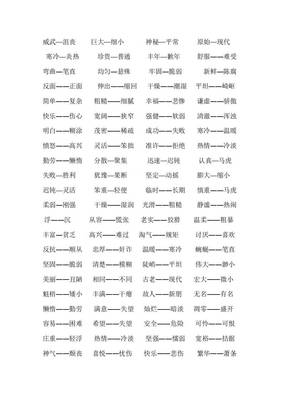 有寓意的两字词语