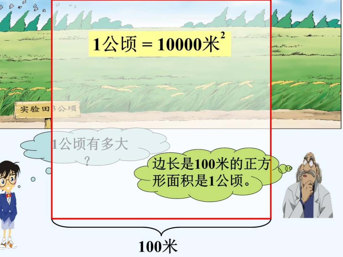 一平方米等于多少公顷