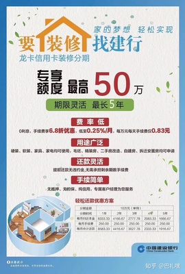 建行装修贷款10万3年