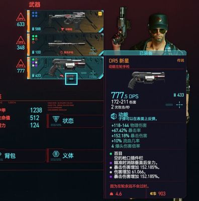 赛博朋克红武器伤害
