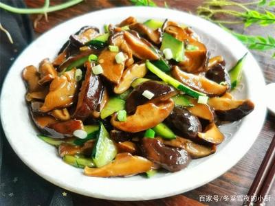 焖黄瓜香菇的做法