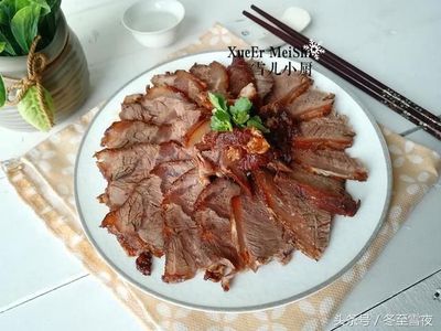 家庭酱牛肉干的制作方法
