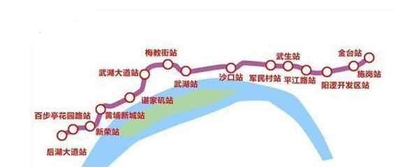 武汉地铁21号线线路图