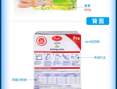 婴儿奶粉用量对照表