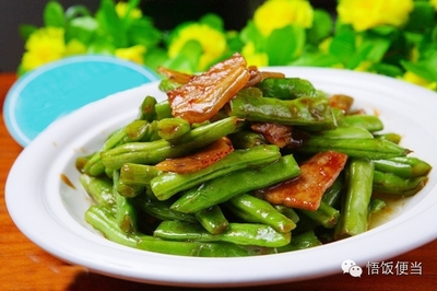 家常豆角炒肉