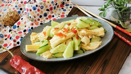 凉拌黄瓜腐竹的做法大全