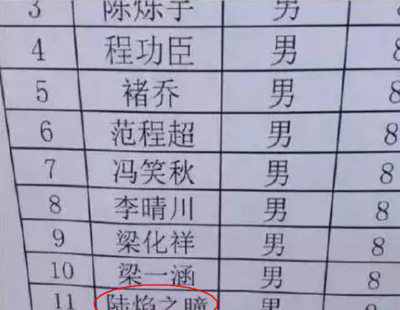奇葩取名