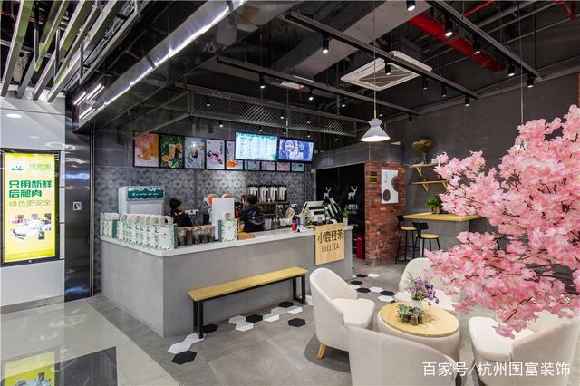 奶茶甜品店装修
