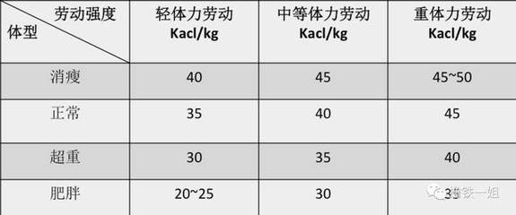 体力劳动强度
