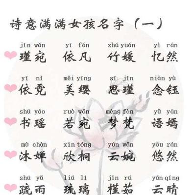 女孩带然的名字