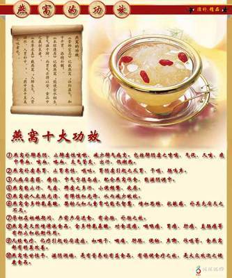 燕窝美容功效