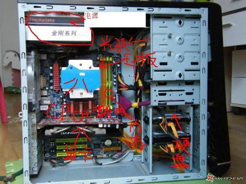 电脑主机内部结构