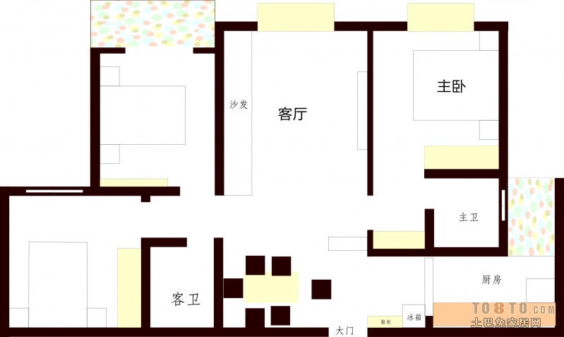 厨房间门对窗户好不好