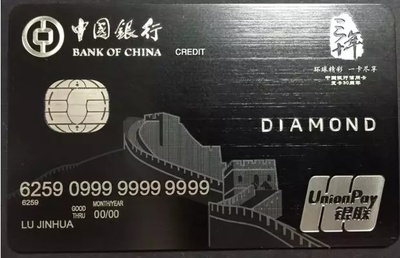 中国银行黑金卡是什么意思