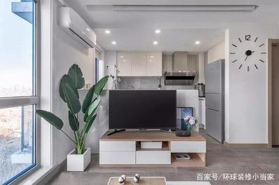 客厅与厨房半墙设计