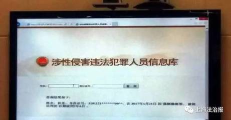 违法犯罪查询系统