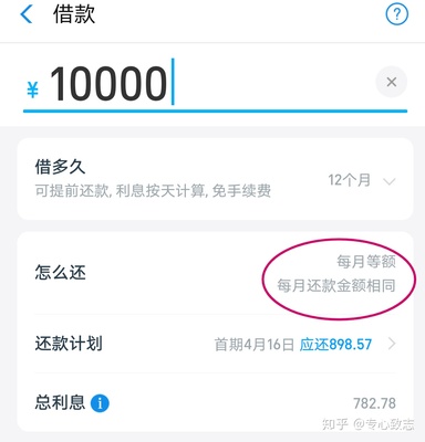 支付宝提前还款利息怎么算