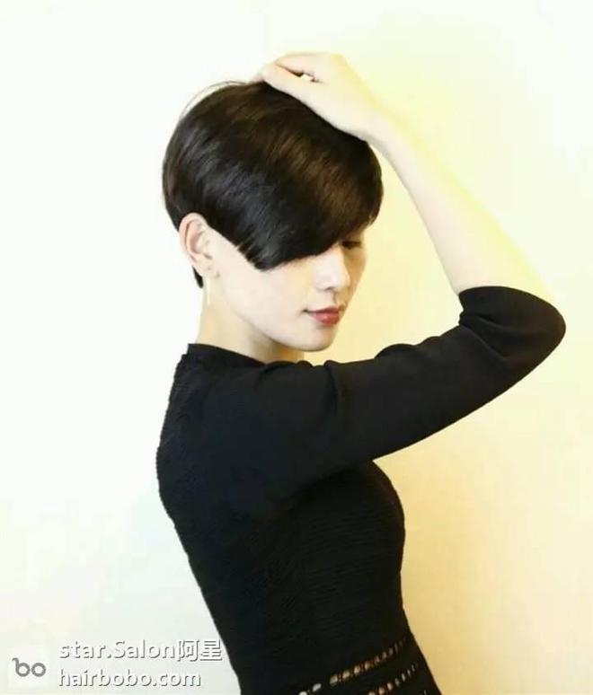 女生超短发发型