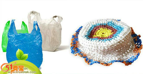 废弃的塑料袋的手工制作