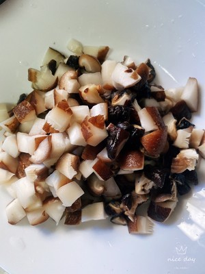 香菇怎样切丁