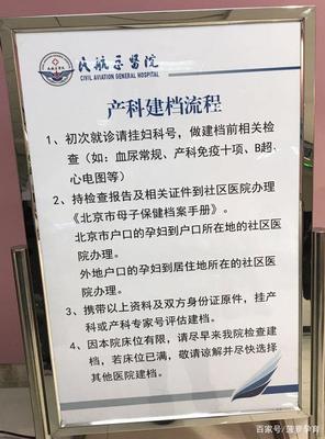 医院检查是否怀孕流程