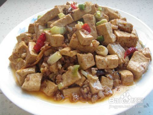 肉末炒豆腐的家常做法