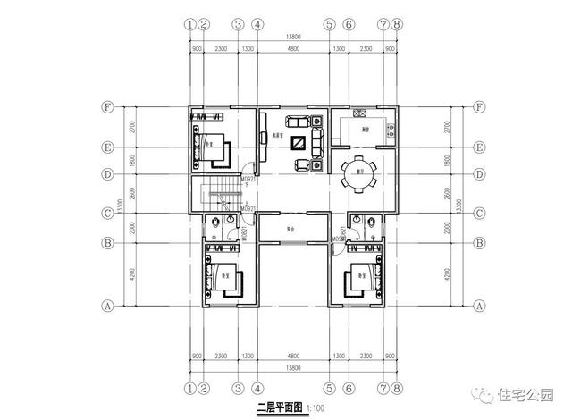 南北房子平面设计图,房子