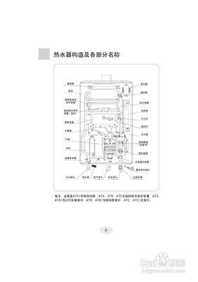 燃气热水器说明书