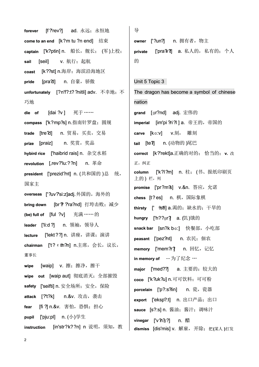 数字1到20的英语单词和音标