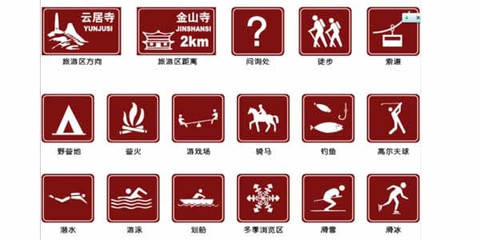旅游景点标志