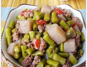 肉末魔芋的做法大全家常
