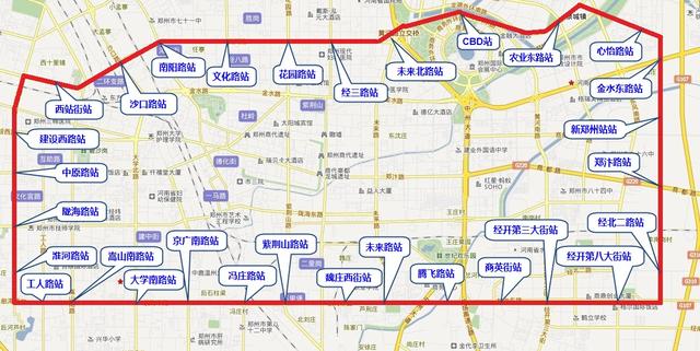 郑州地铁5号线最新线路图