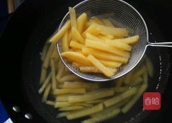 土豆炸暑条的制作方法
