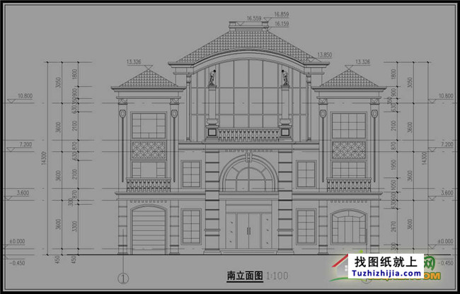 农村别墅门头效果图