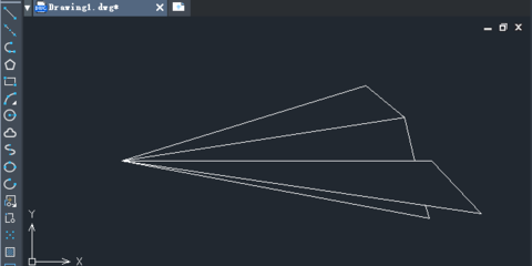 纸飞机cad模型下载