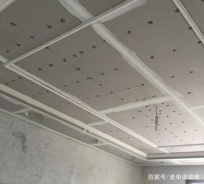 石膏板吊顶室外怎么固定